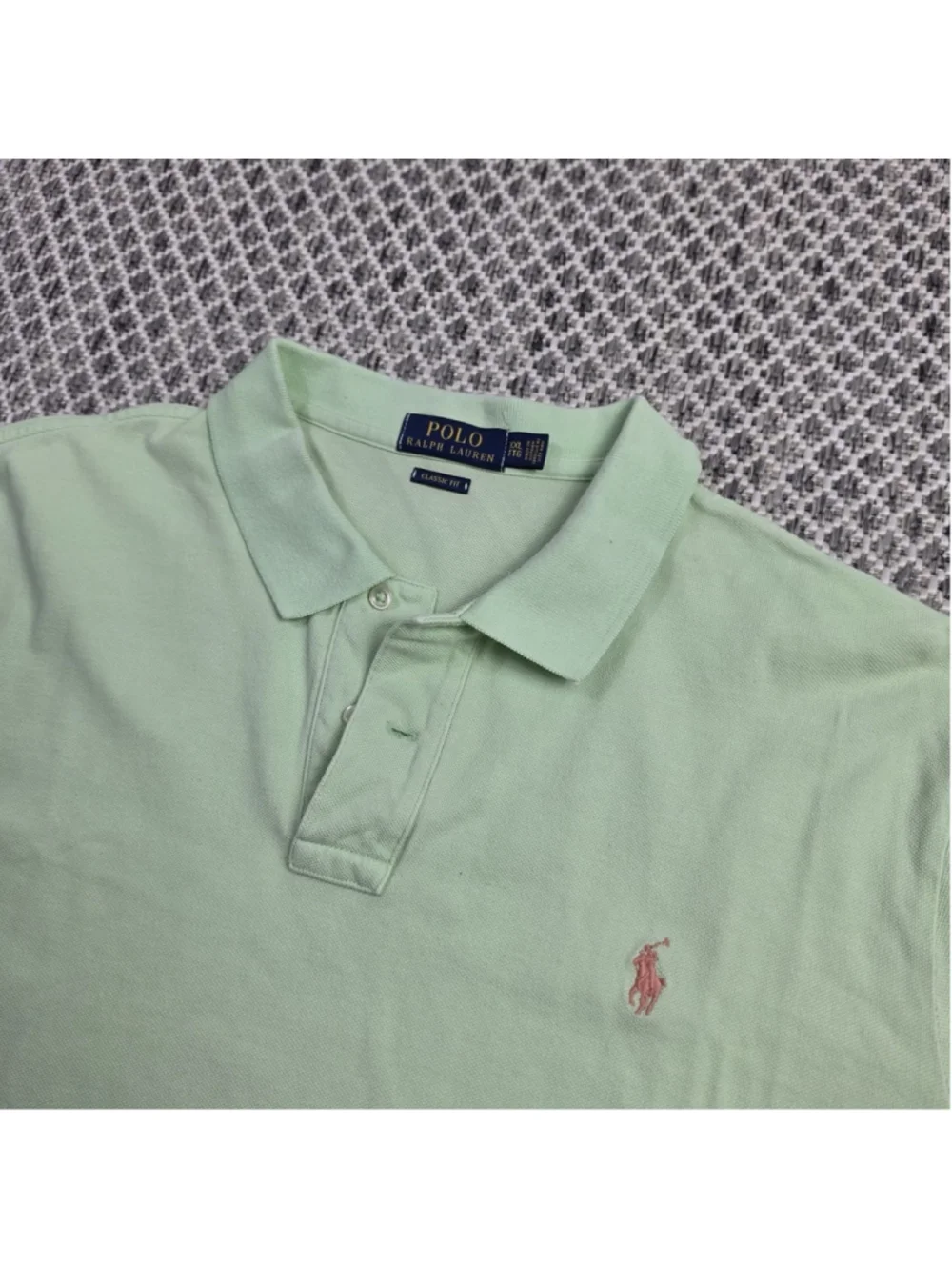 Polo Ralph Lauren Classic Fit Polo Shirt Men’s XXL Mint Green Cotton Pony Logo